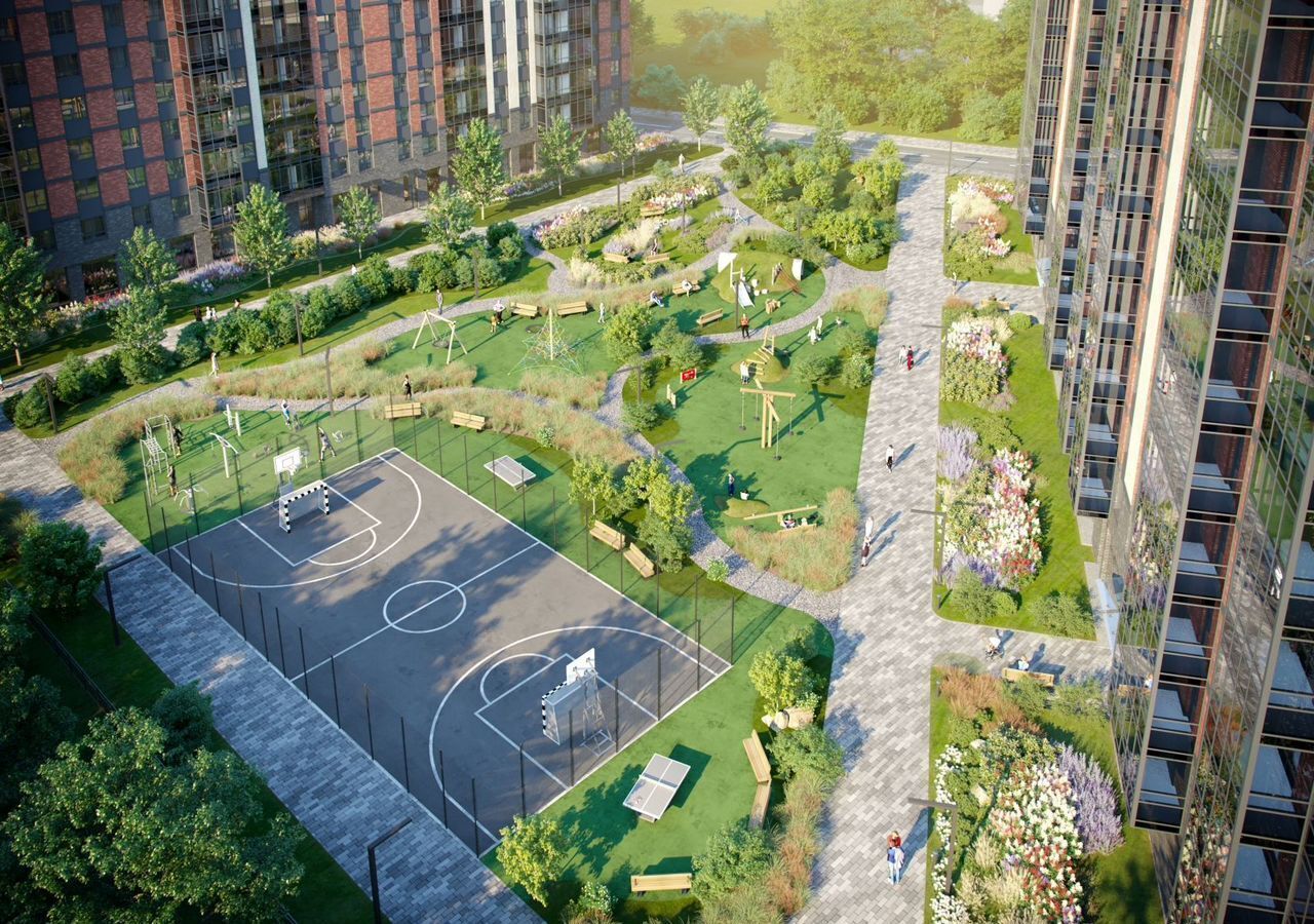 квартира р-н Всеволожский г Кудрово ул Солнечная 10 Улица Дыбенко, корп. 1 фото 11