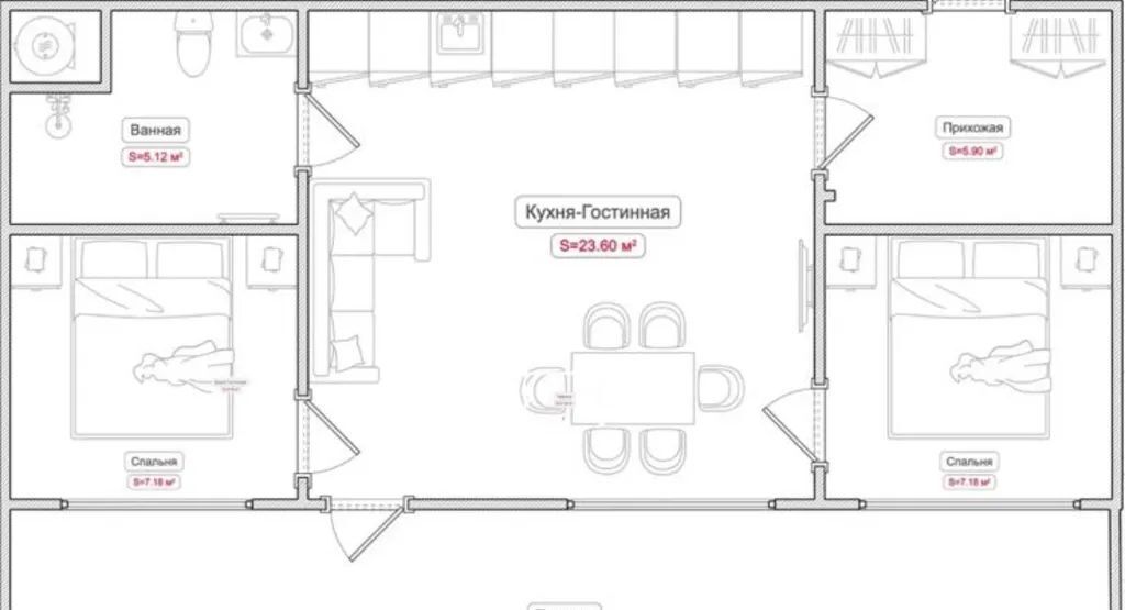 дом г Кашира Дача на озере-2 кп, проезд Дачный, 14/2 фото 29