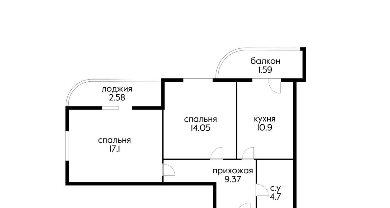квартира г Краснодар р-н Западный ул Кожевенная 22 фото 4