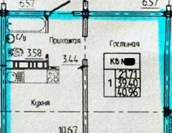 квартира г Оренбург р-н Дзержинский пр-кт Победы 151/1 ЖК Притяжение фото 19