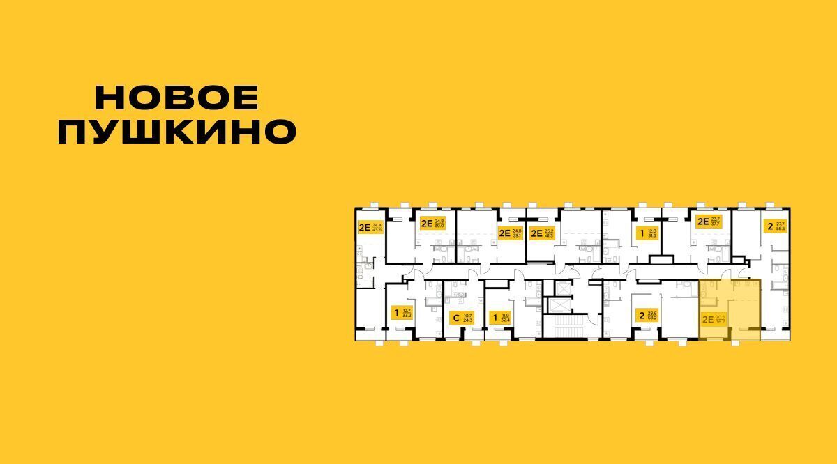 квартира г Пушкино ЖК Новое Пушкино Медведково фото 2