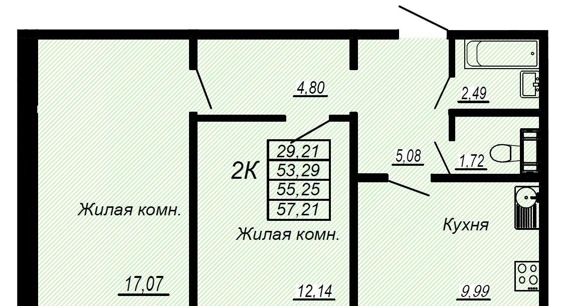 квартира г Хабаровск р-н Индустриальный ул Герцена 15/3 фото 1