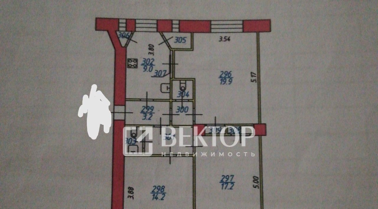 квартира г Иваново р-н Октябрьский пр-кт Ленина 49 фото 2