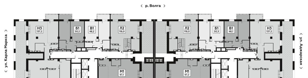 квартира г Волгоград р-н Советский Тулака ул Горячеводская 5 фото 2