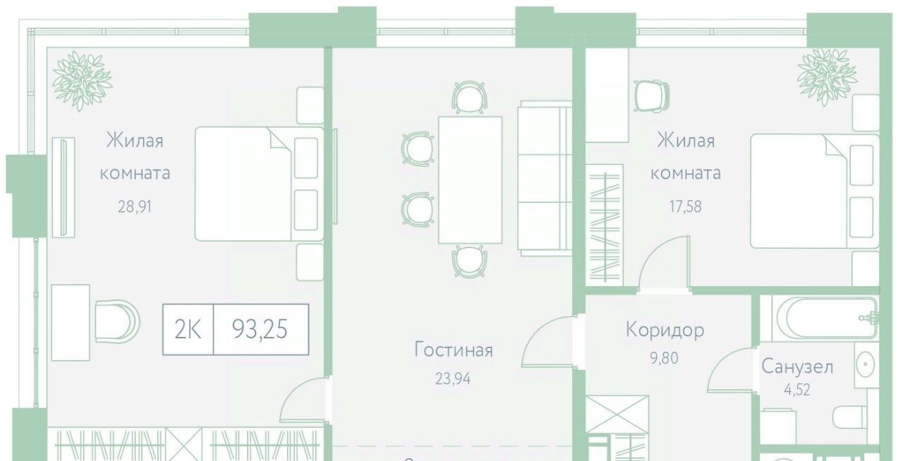 квартира г Хабаровск р-н Центральный пер Доступный 14 фото 2