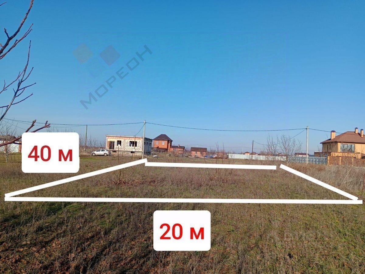 земля г Краснодар п Лазурный проезд им. Николая Носова 12 р-н Прикубанский фото 1