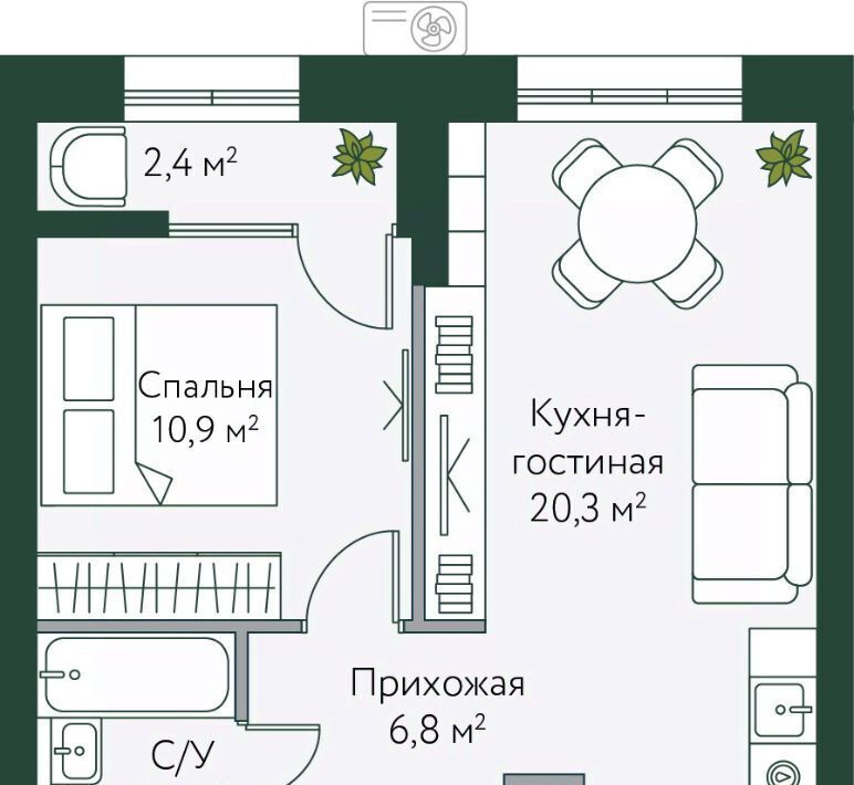квартира г Волгоград р-н Советский ул Новосибирская 74 фото 1