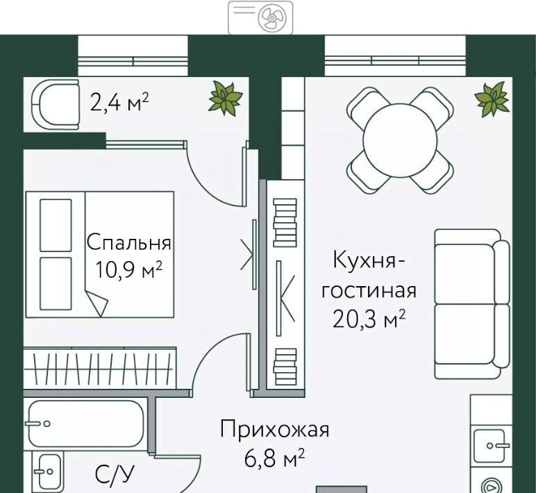 квартира г Волгоград р-н Советский ул Новосибирская 74 фото 1