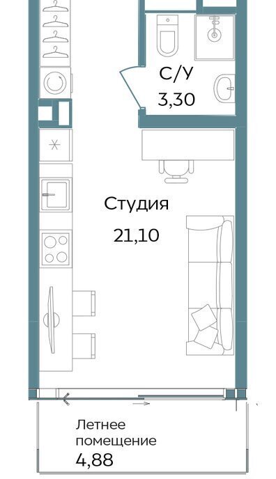 квартира г Саки курортный кластер Темпо фото 1