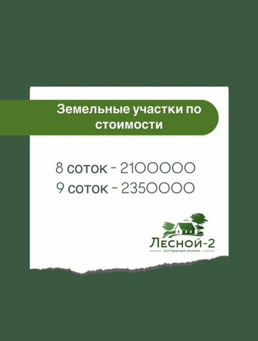 земля п Лесной р-н Индустриальный 2, Новые Зори фото