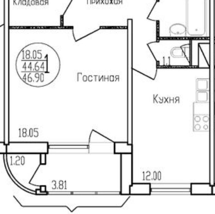квартира г Домодедово микрорайон «Авиационный» 20 улица Ильюшина, Домодедовская фото 30