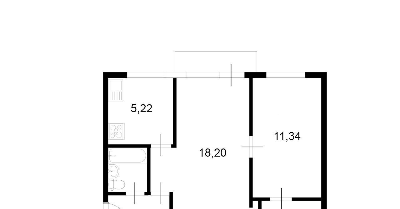 квартира г Москва ЮЗАО Зюзино ул Каховка 16к/2 фото 2