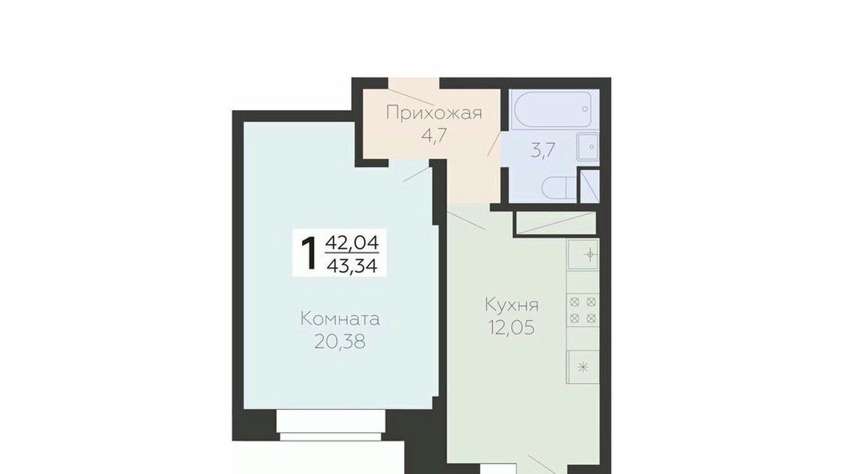 квартира г Подольск микрорайон Красная Горка ул Садовая 3к/1 Силикатная фото 1