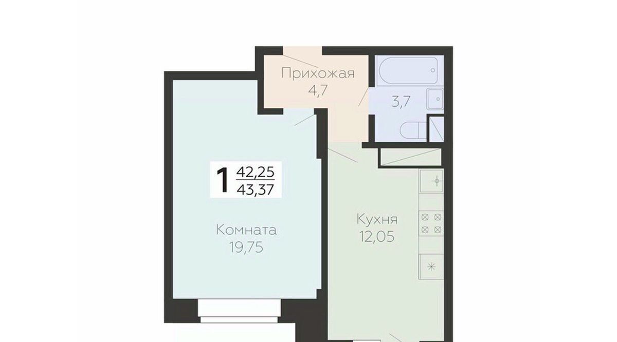 квартира г Подольск микрорайон Красная Горка ул Садовая 3к/1 Силикатная фото 1