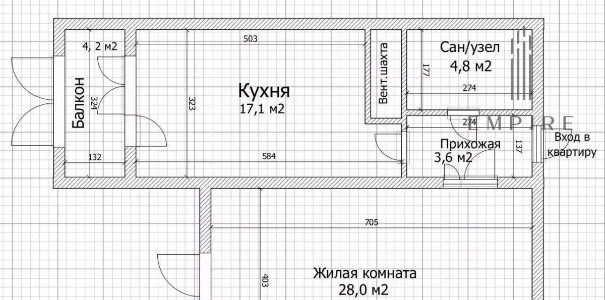 квартира г Грозный р-н Ленинский ул. Умара Димаева, 21 фото 2