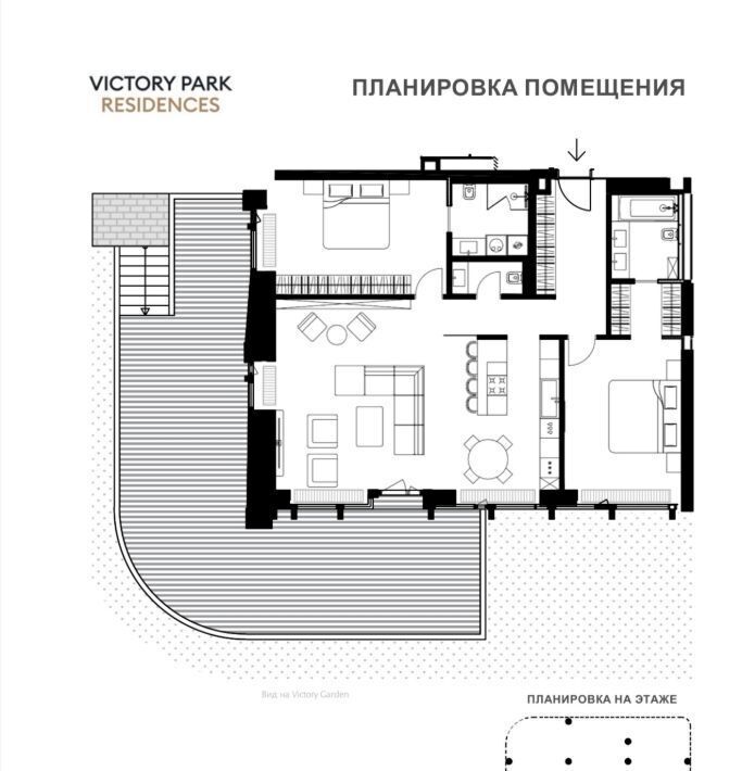 квартира г Москва метро Парк Победы ЖК Виктори Парк Резиденсез 3к/4 фото 10