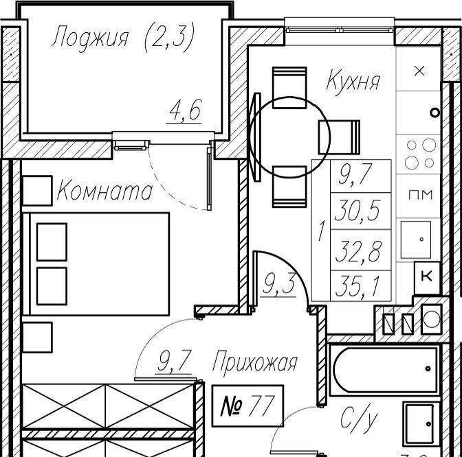квартира г Пионерский фото 1