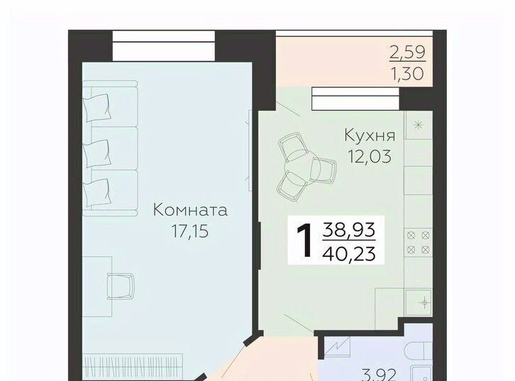 квартира г Воронеж р-н Коминтерновский ул Независимости 78к/4 фото 1