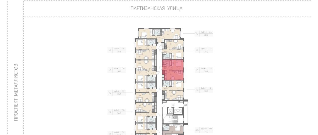 квартира г Санкт-Петербург метро Улица Дыбенко № 54 муниципальный округ фото 2
