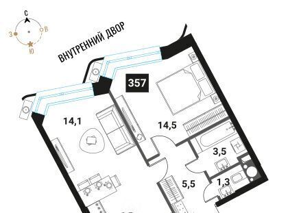квартира г Москва метро Электрозаводская проезд Проектируемый 727-й фото 1