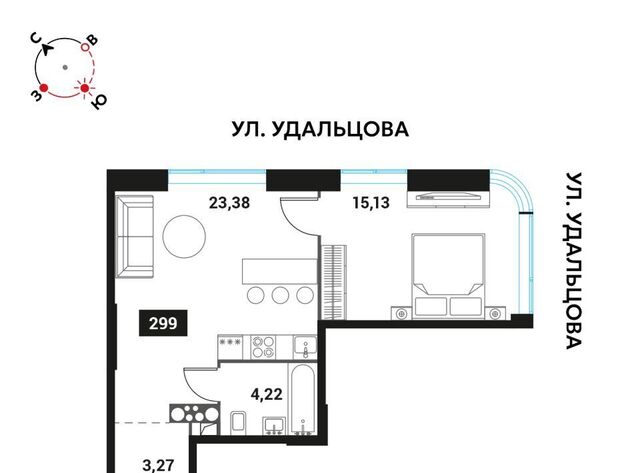 метро Мичуринский проспект ЖК «Инноватор» к А фото