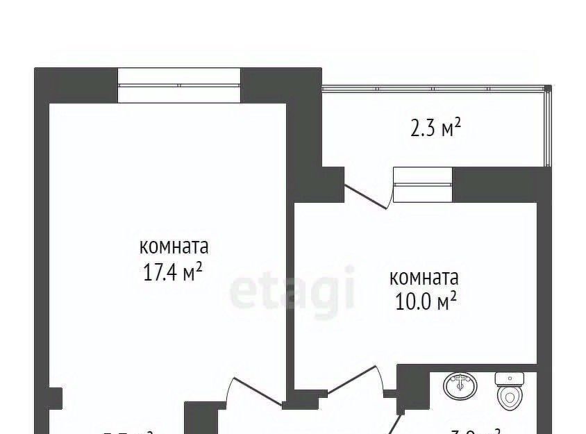 квартира г Чита р-н Центральный ул Красных Коммунаров 1 фото 2
