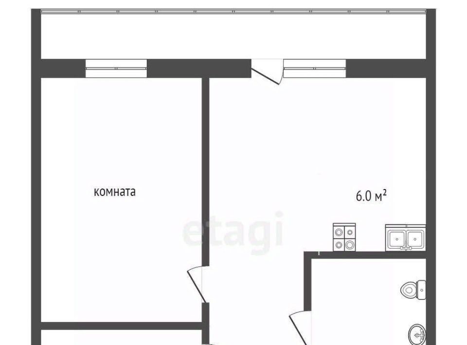 квартира г Чита п Текстильщиков р-н Черновский мкр 3-й 20 фото 2