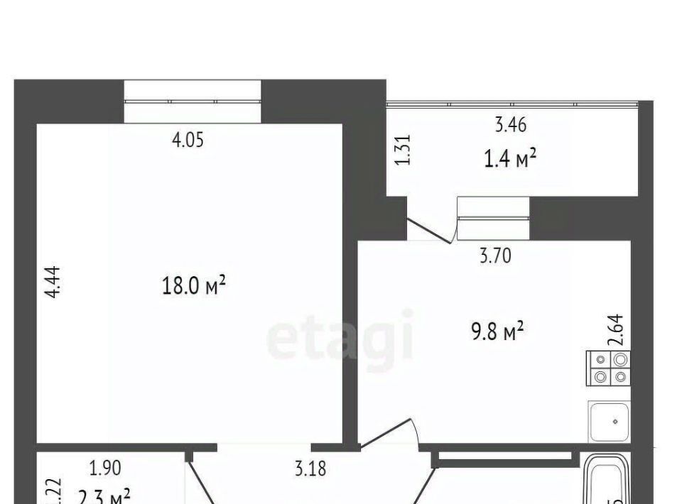квартира г Чита р-н Центральный Северный микрорайон 73 фото 2