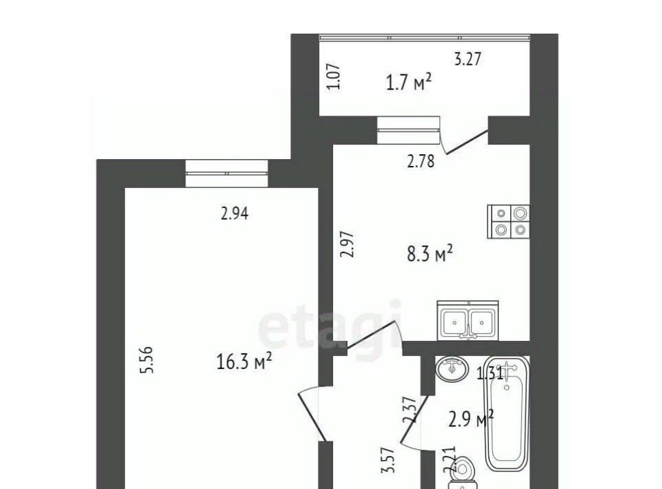 квартира г Чита р-н Ингодинский ул Нерчинско-Заводская 3 фото 2