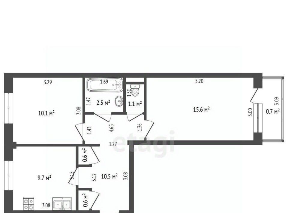 квартира г Чита р-н Ингодинский ул Чкалова 31 фото 2