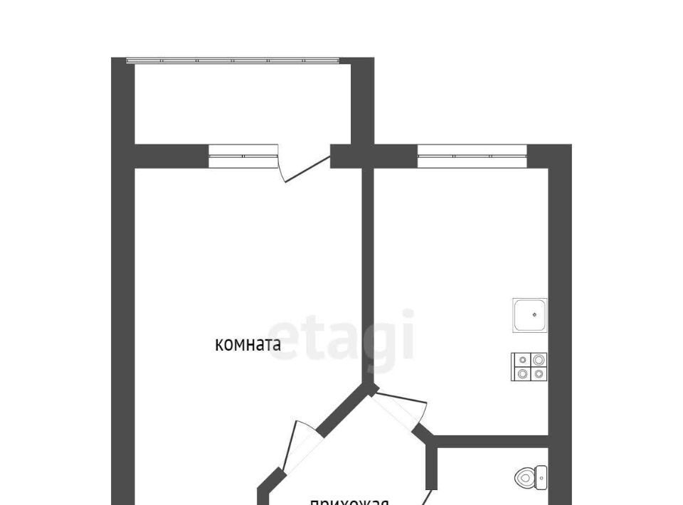 квартира г Улан-Удэ р-н Октябрьский ул Калашникова 11б/1 фото 2