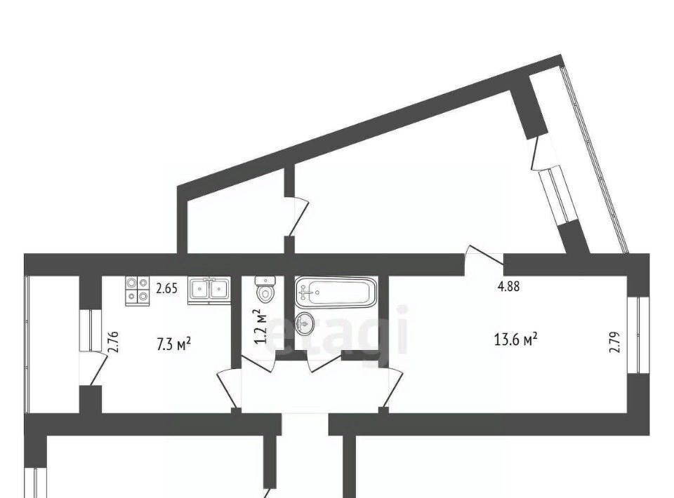 квартира г Березовский ул Черняховского 22 фото 2