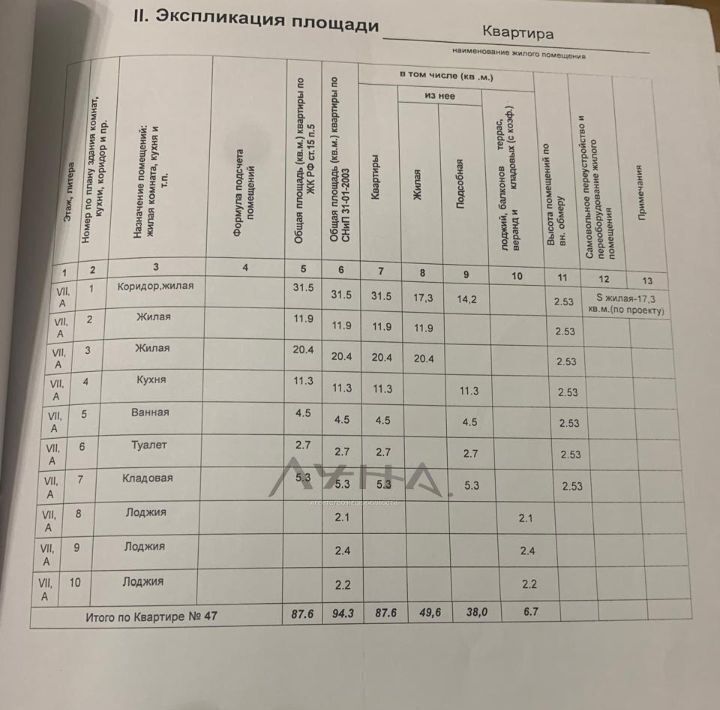 квартира г Набережные Челны р-н Центральный пр-кт Раиса Беляева 28а фото 18