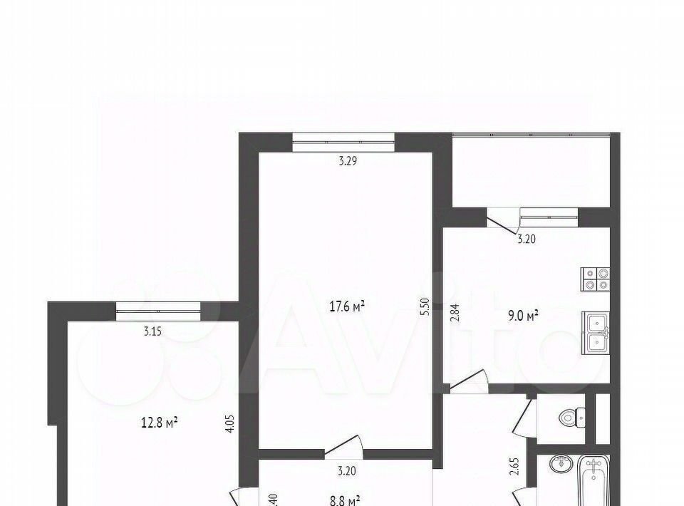 квартира г Симферополь Фонтаны ул Селим-Герай 10 фото 14