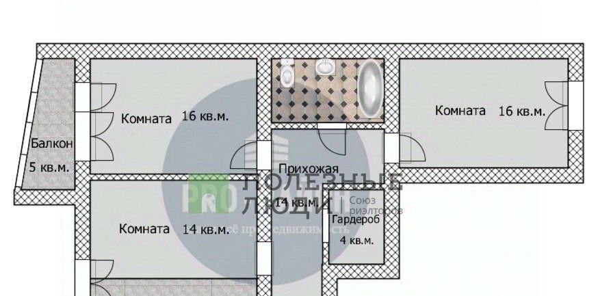 квартира г Барнаул р-н Индустриальный ул Власихинская 81 фото 1