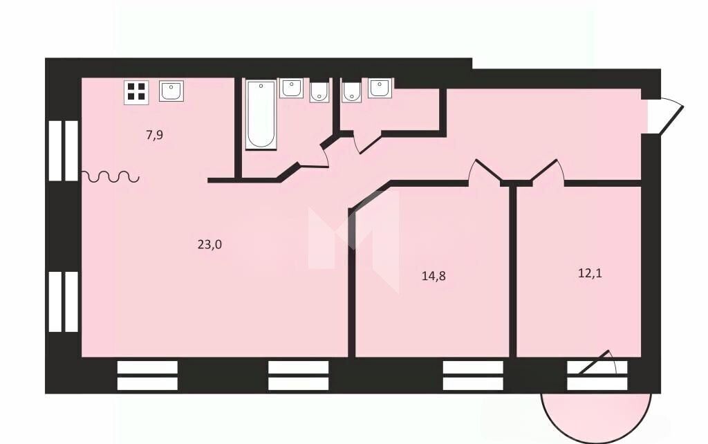 квартира г Москва метро Маяковская пер Благовещенский 5 фото 10