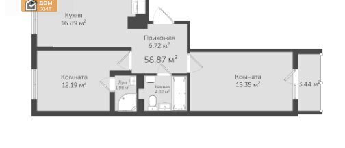 квартира г Евпатория ул им.60-летия ВЛКСМ 31/4 фото 1
