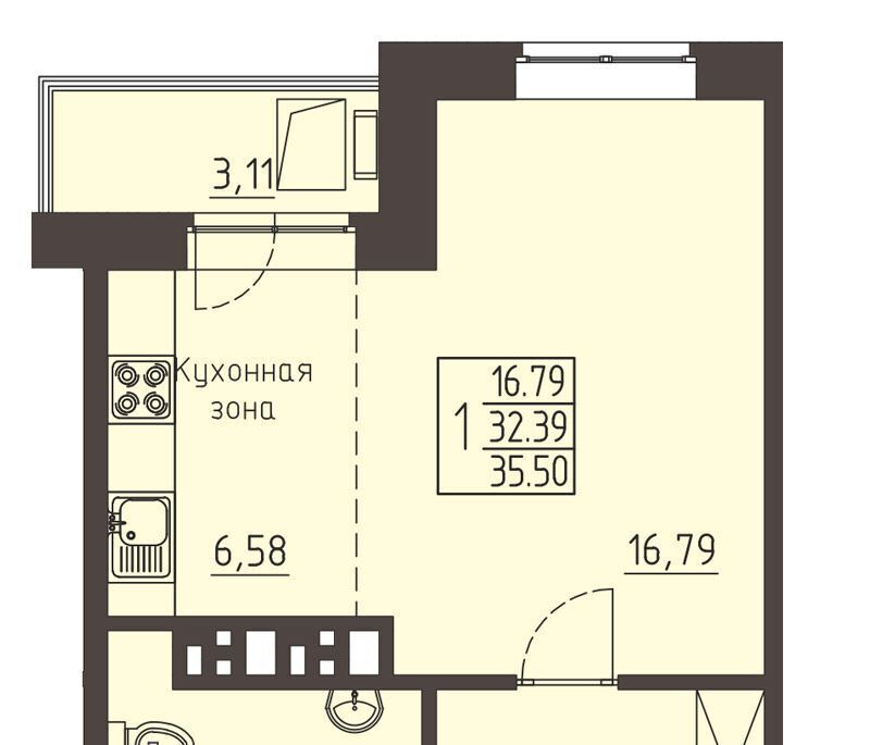 квартира г Иркутск р-н Свердловский ул Рылеева 3 фото 1
