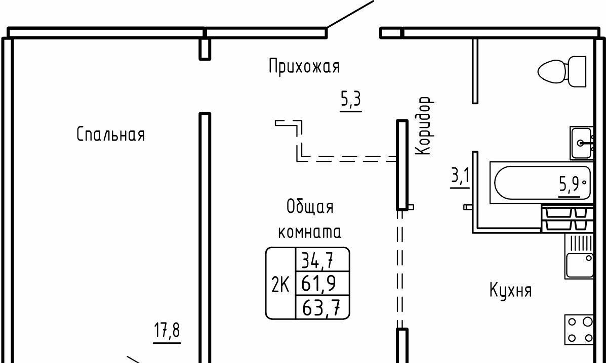 квартира г Новосибирск метро Площадь Гарина-Михайловского ЖК «Самоцветы» фото 1