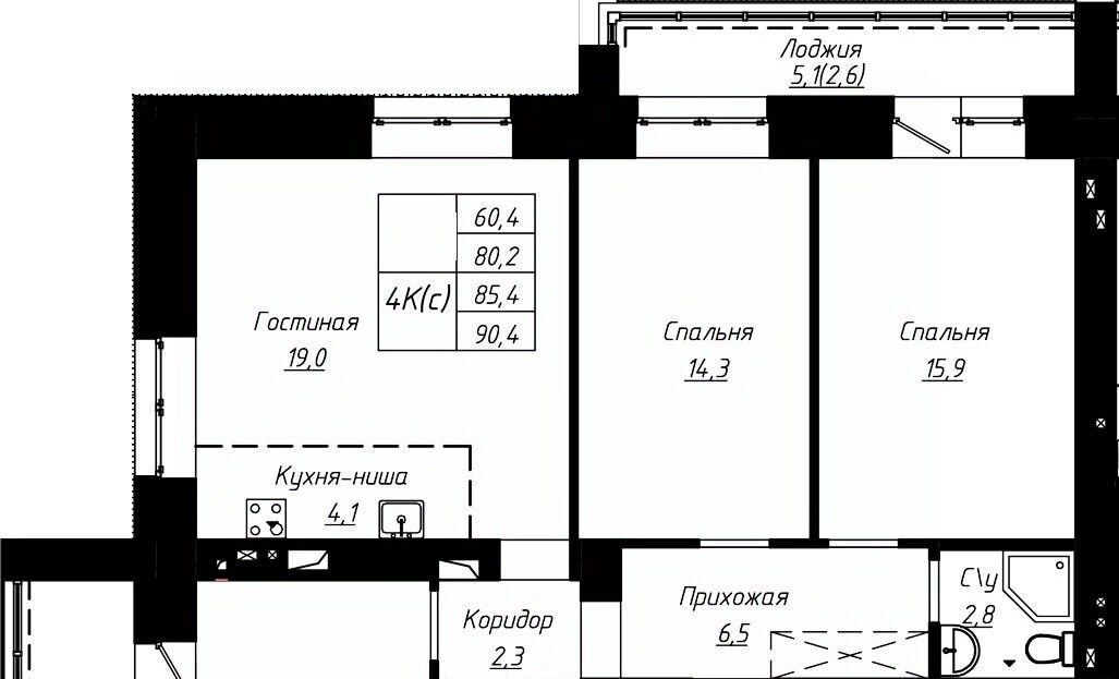 квартира г Барнаул р-н Центральный ул Чернышевского 189к/2 фото 1