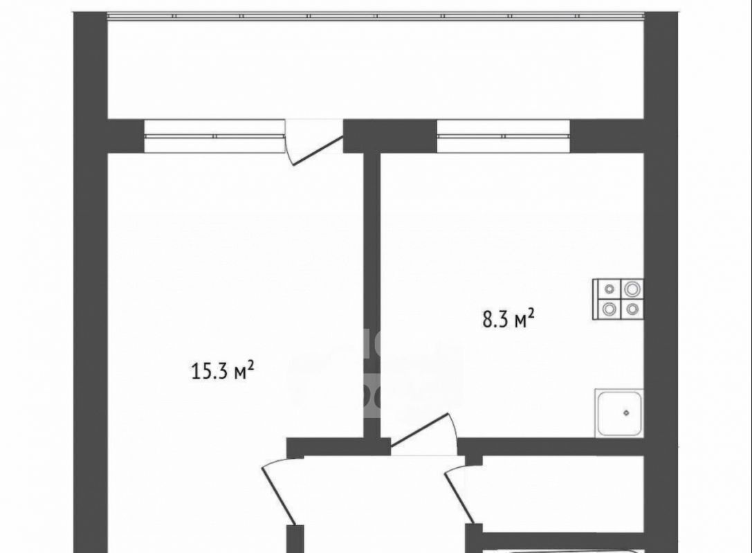 квартира г Ижевск р-н Индустриальный ул 9 Января 273 фото 2