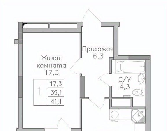 квартира г Воронеж р-н Советский ЖК ПОКОЛЕНИЕ фото 1