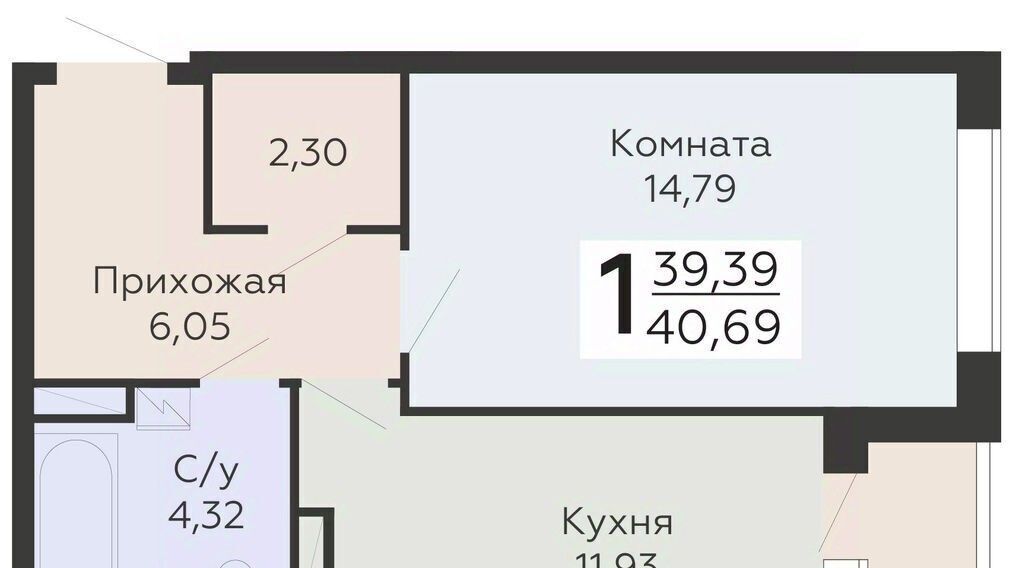 квартира г Воронеж р-н Коминтерновский ЖК «Никитинские сады» фото 1