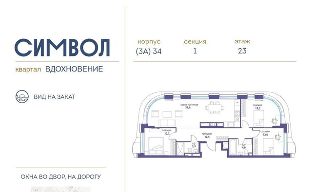 метро Авиамоторная ЖК Символ фото