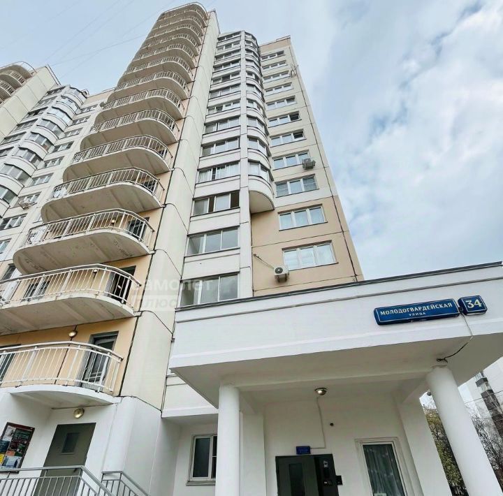 квартира г Москва метро Молодежная ул Молодогвардейская 34 фото 1