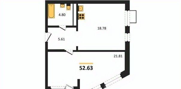 квартира г Воронеж р-н Железнодорожный наб Чуева 7 фото 1