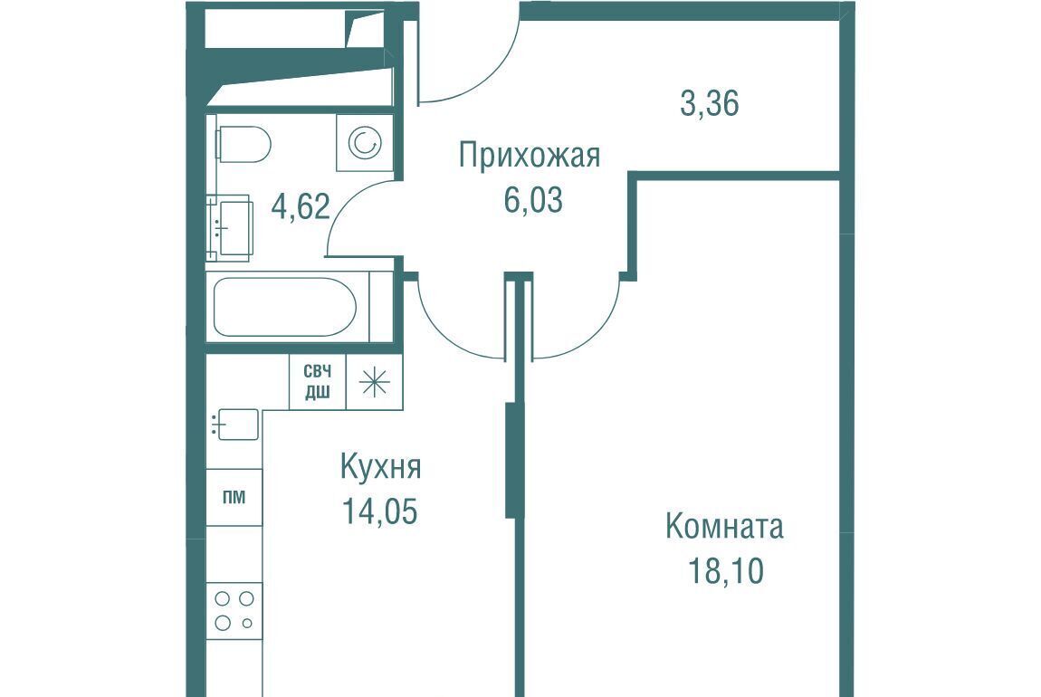 квартира г Одинцово ЖК «Одинбург» Одинцово фото 1