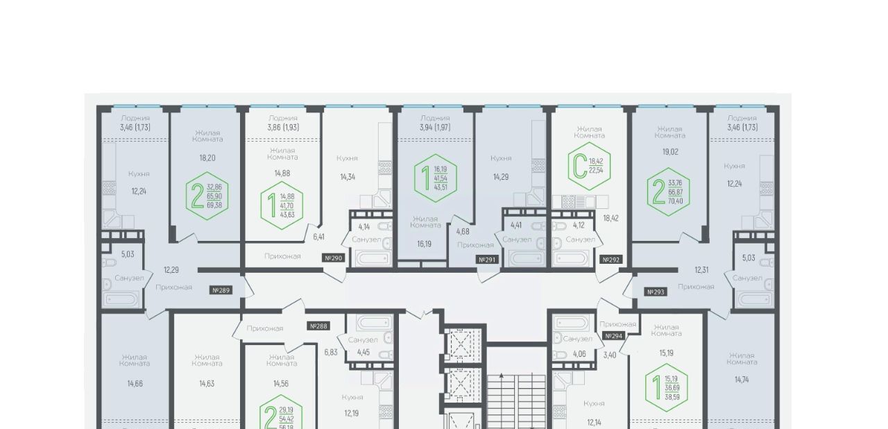 квартира г Краснодар р-н Центральный ул Обрывная 132/1к 1 фото 3