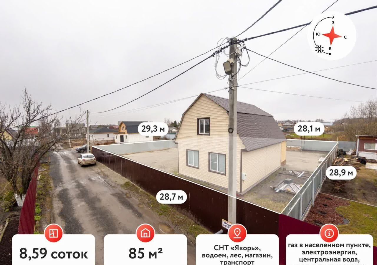 дом г Тюмень р-н Ленинский снт Якорь ул Ромашка фото 2