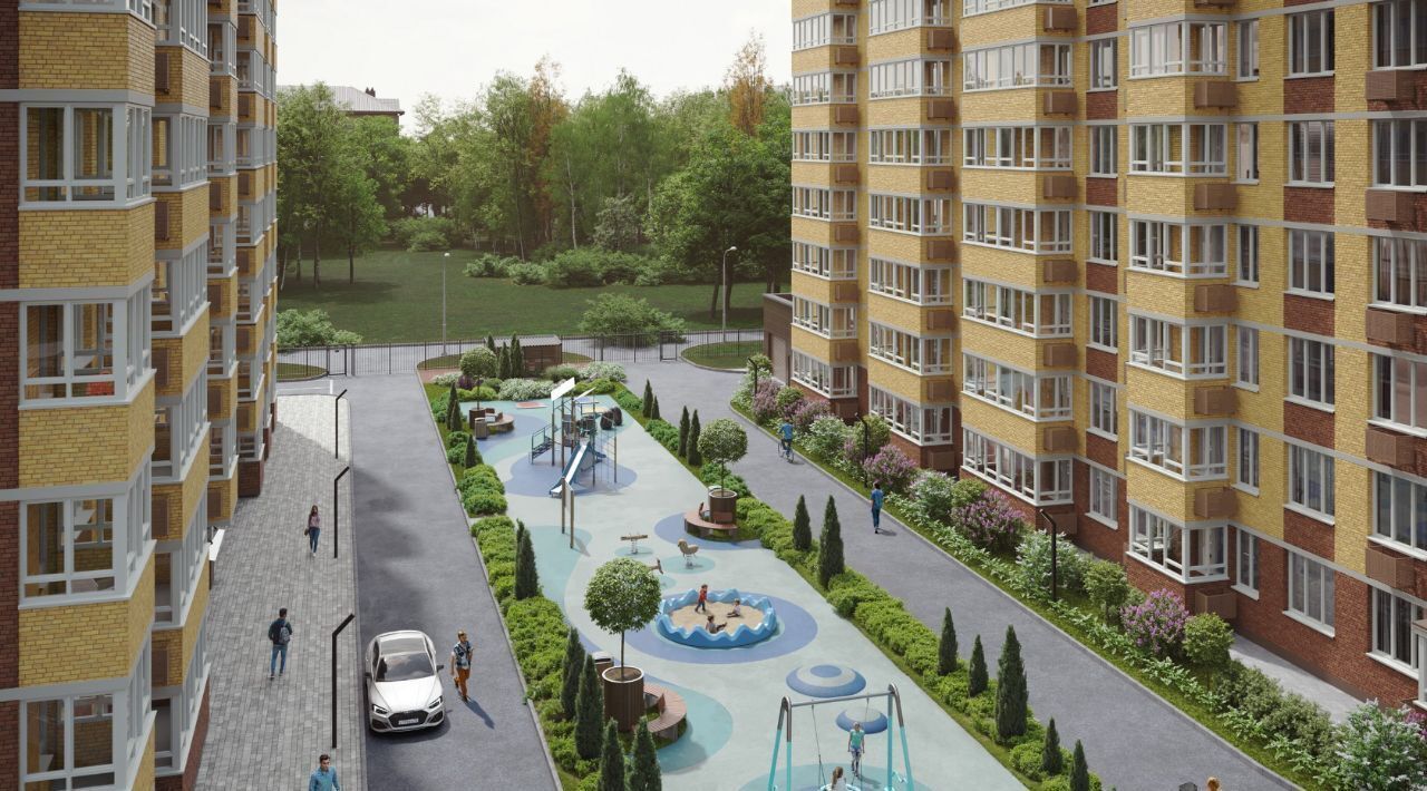 квартира г Ростов-на-Дону р-н Железнодорожный б-р Платова 12 ЖК «Сезоны» Три сквера фото 2